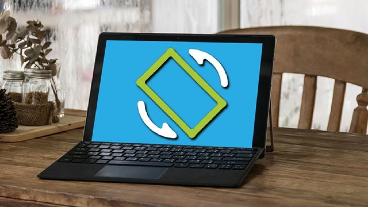 Xoay màn hình trên Windows qua cài đặt