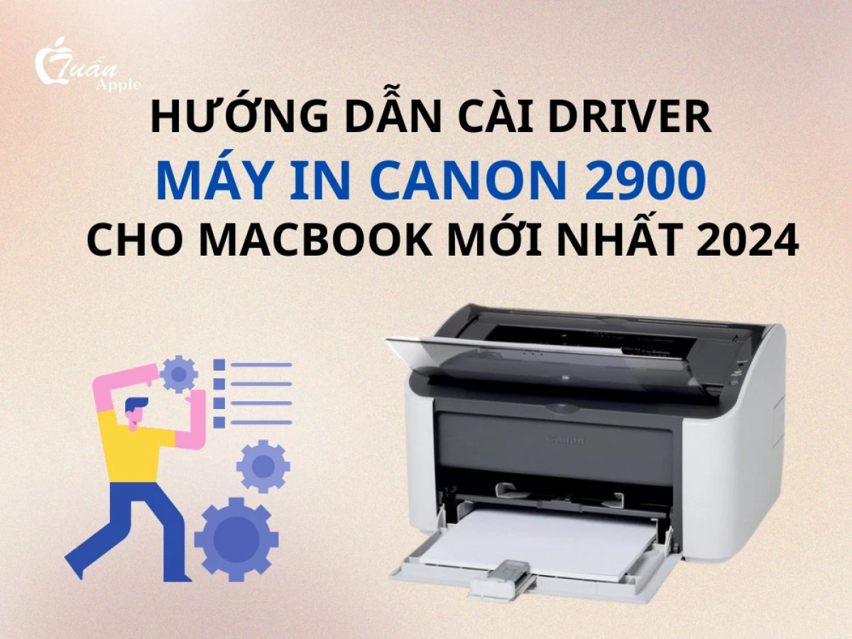 Cài đặt máy in Canon 2900 trên MacOS