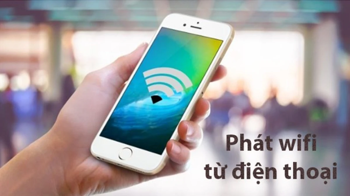 Hướng dẫn phát wifi trên iPhone bước đầu tiên