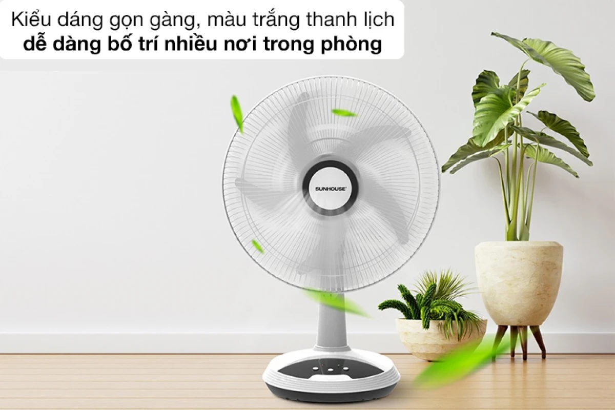 Các loại quạt tích điện năng lượng mặt trời