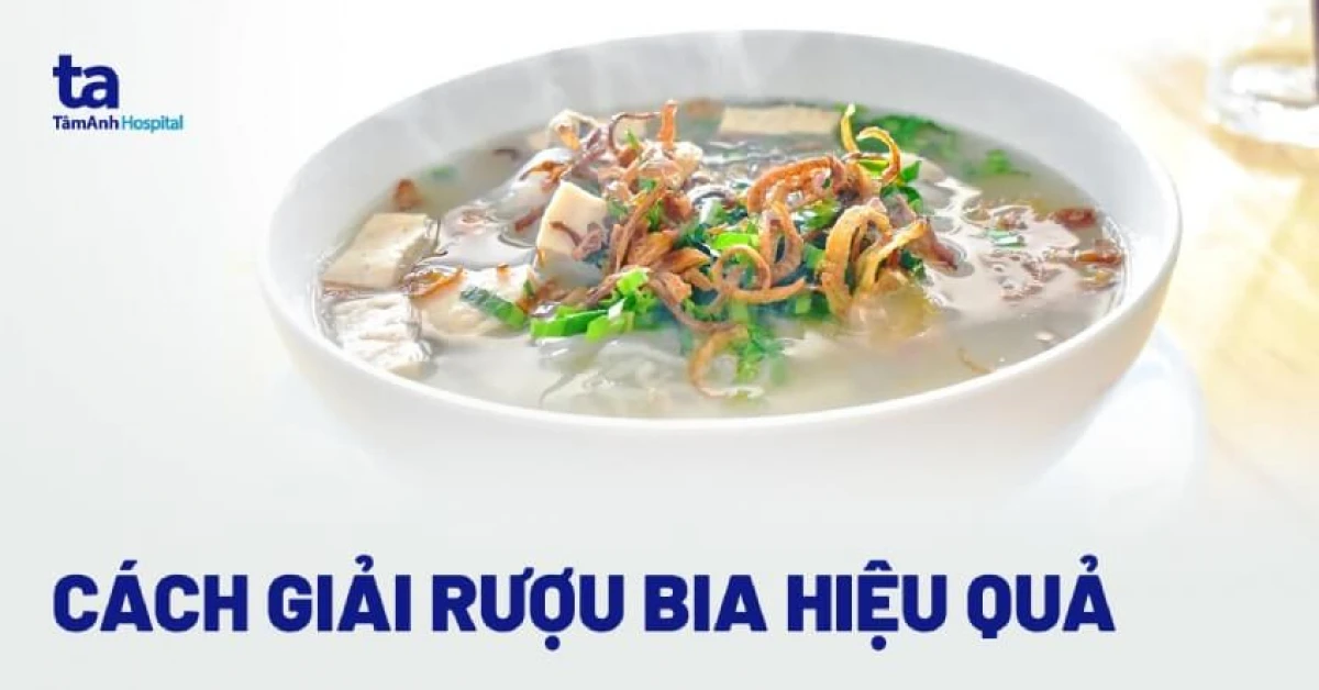 Giải rượu an toàn và hiệu quả