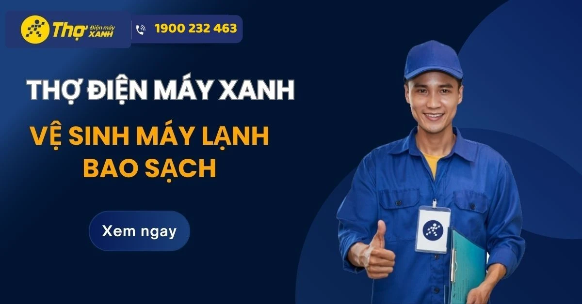 Quy trình sửa máy lạnh tại Điện Máy Xanh