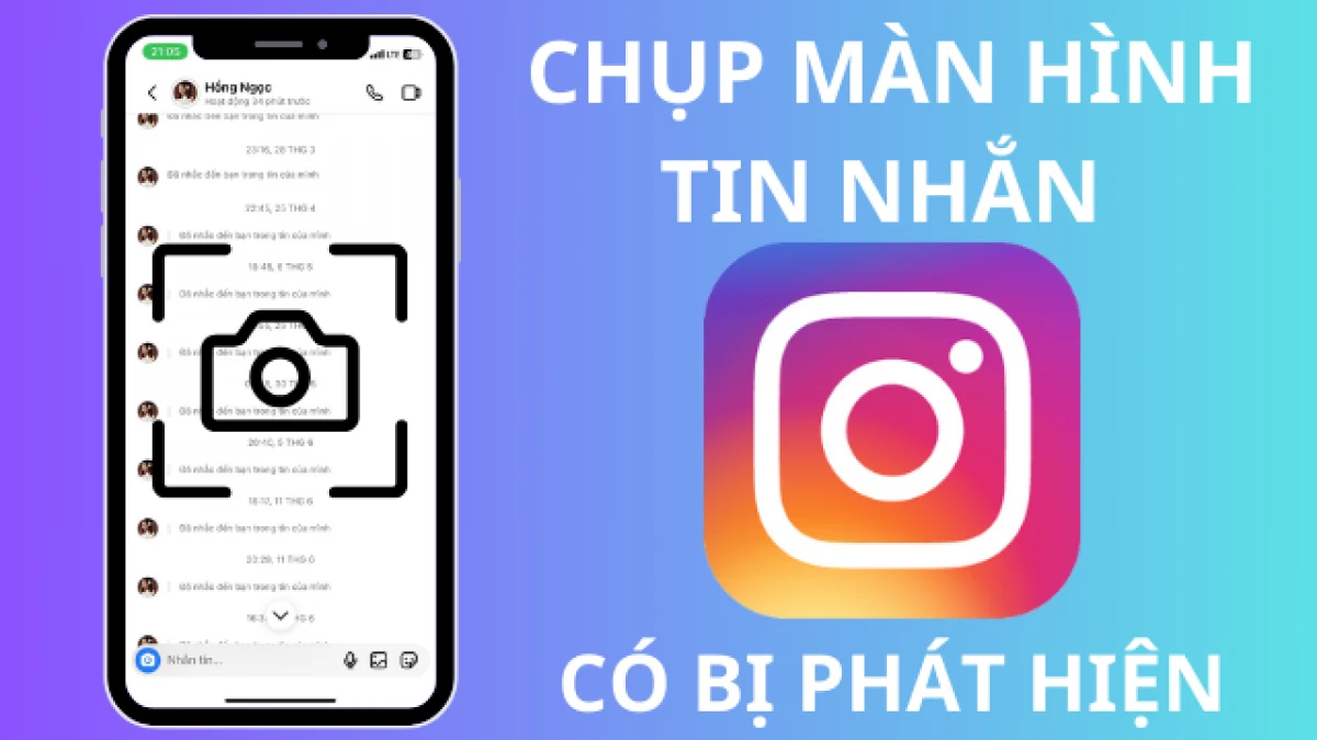 Chụp màn hình để lưu ảnh trên Instagram