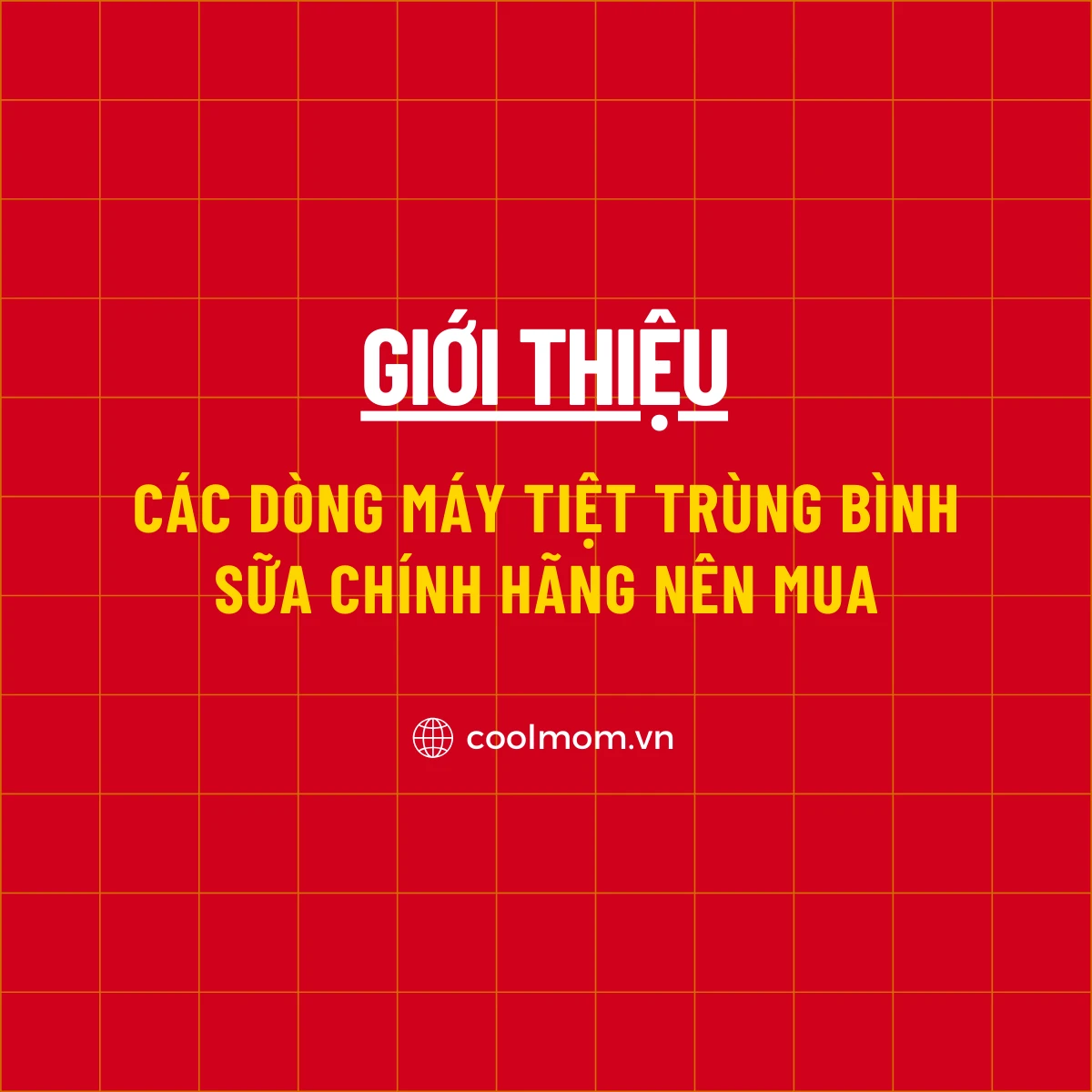 Các loại máy tiệt trùng bình sữa phổ biến trên thị trường