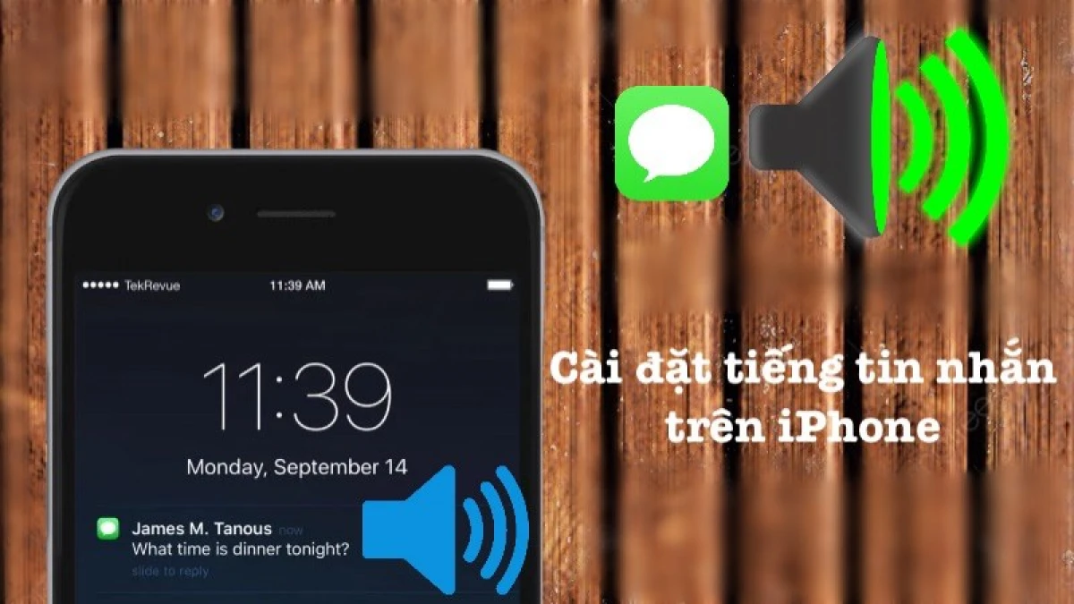 Đặt âm báo tin nhắn iPhone