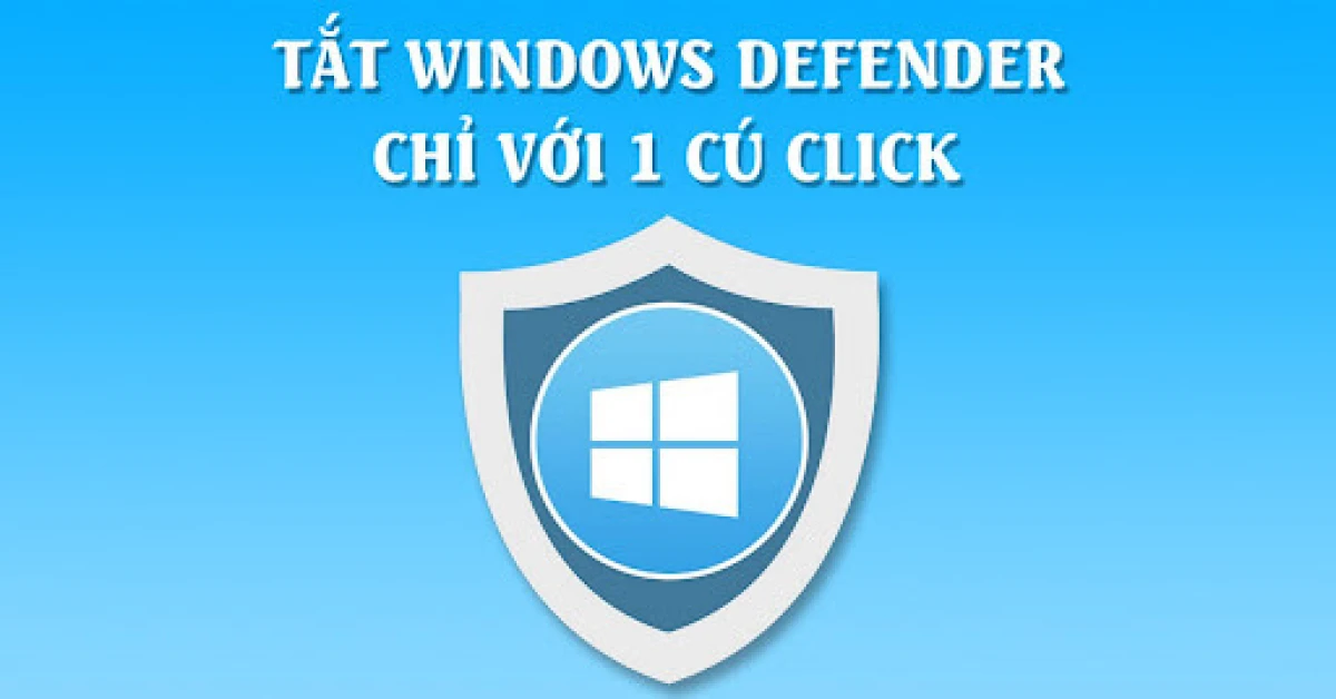 Tắt vĩnh viễn Windows Defender bằng Group Policy Editor