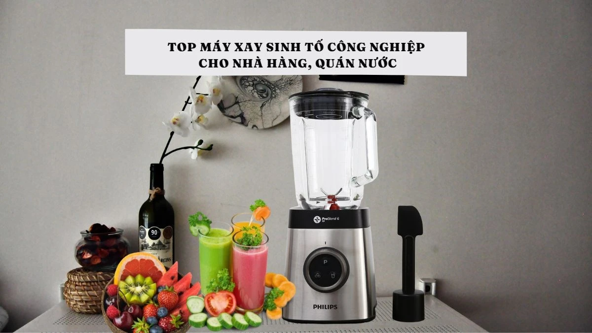 Máy xay sinh tố công nghiệp hiện đại