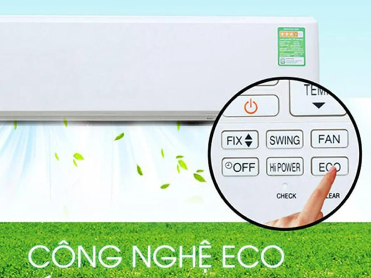 Chế độ Eco máy lạnh giúp tiết kiệm điện