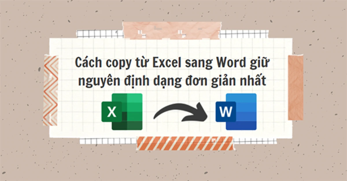 Chuyển Đổi Excel Sang Word Giữ Nguyên Định Dạng