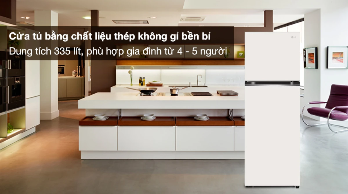 Tủ lạnh LG 2 cánh công nghệ làm lạnh