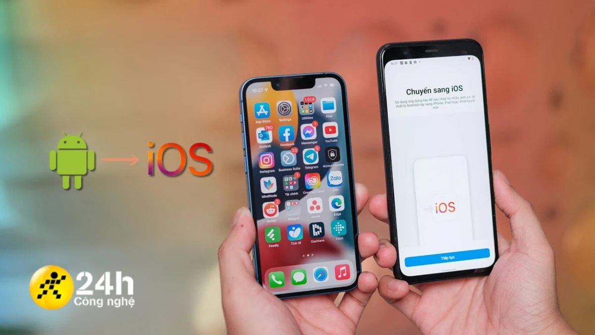 Chuyển dữ liệu từ Android sang iPhone qua Move to iOS