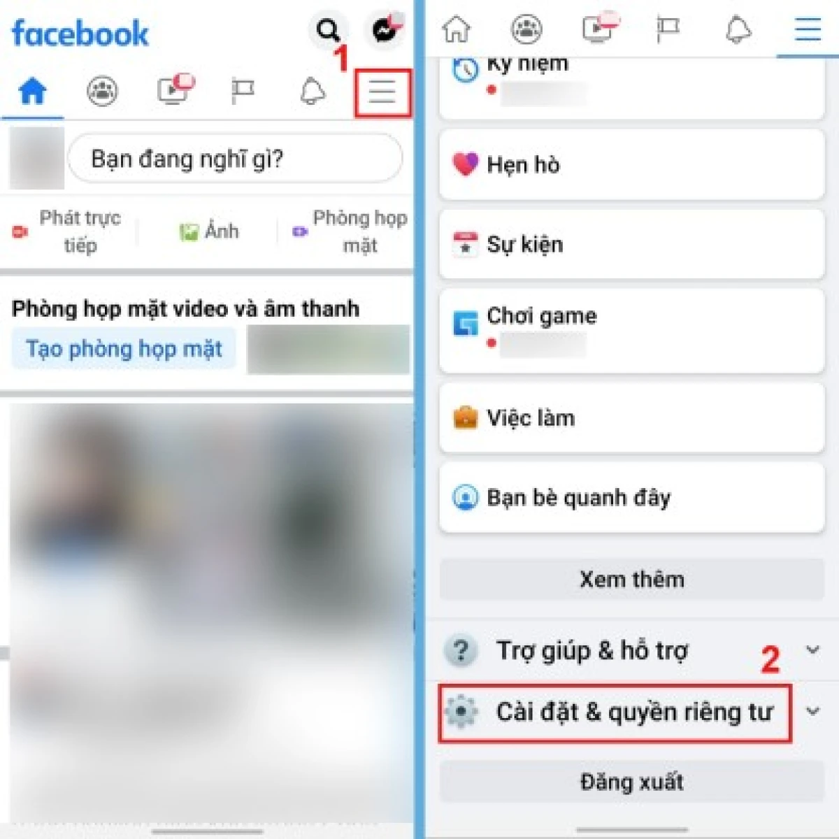 Hướng dẫn sửa tên Facebook trên điện thoại