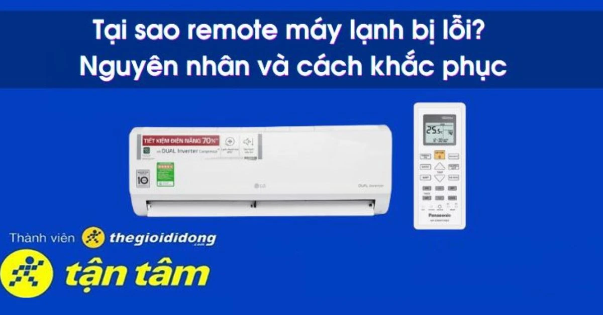 Điều khiển điều hòa khắc phục sự cố