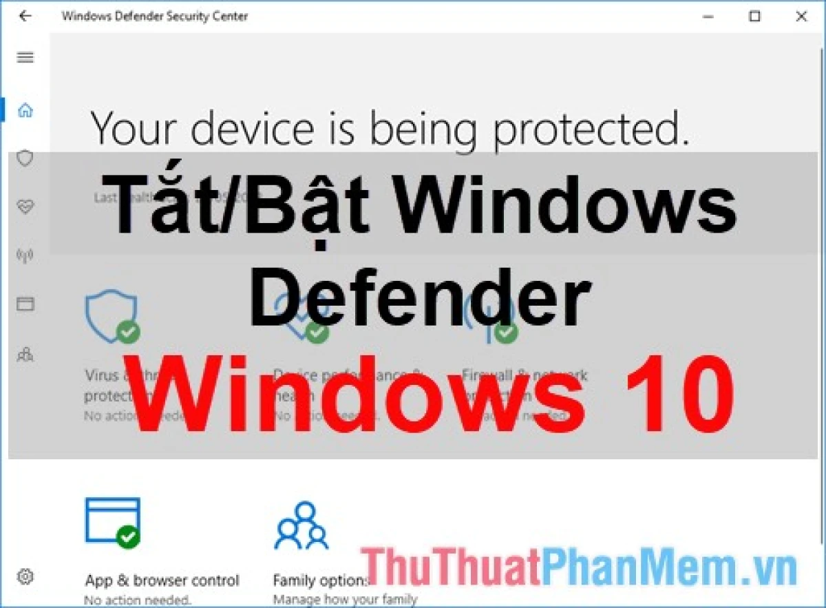 Vô hiệu hóa Windows Defender qua Group Policy Editor