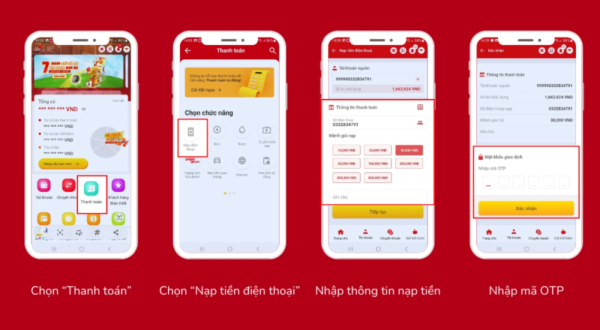 Mẹo Hay Khi Chuyển Tiền Điện Thoại