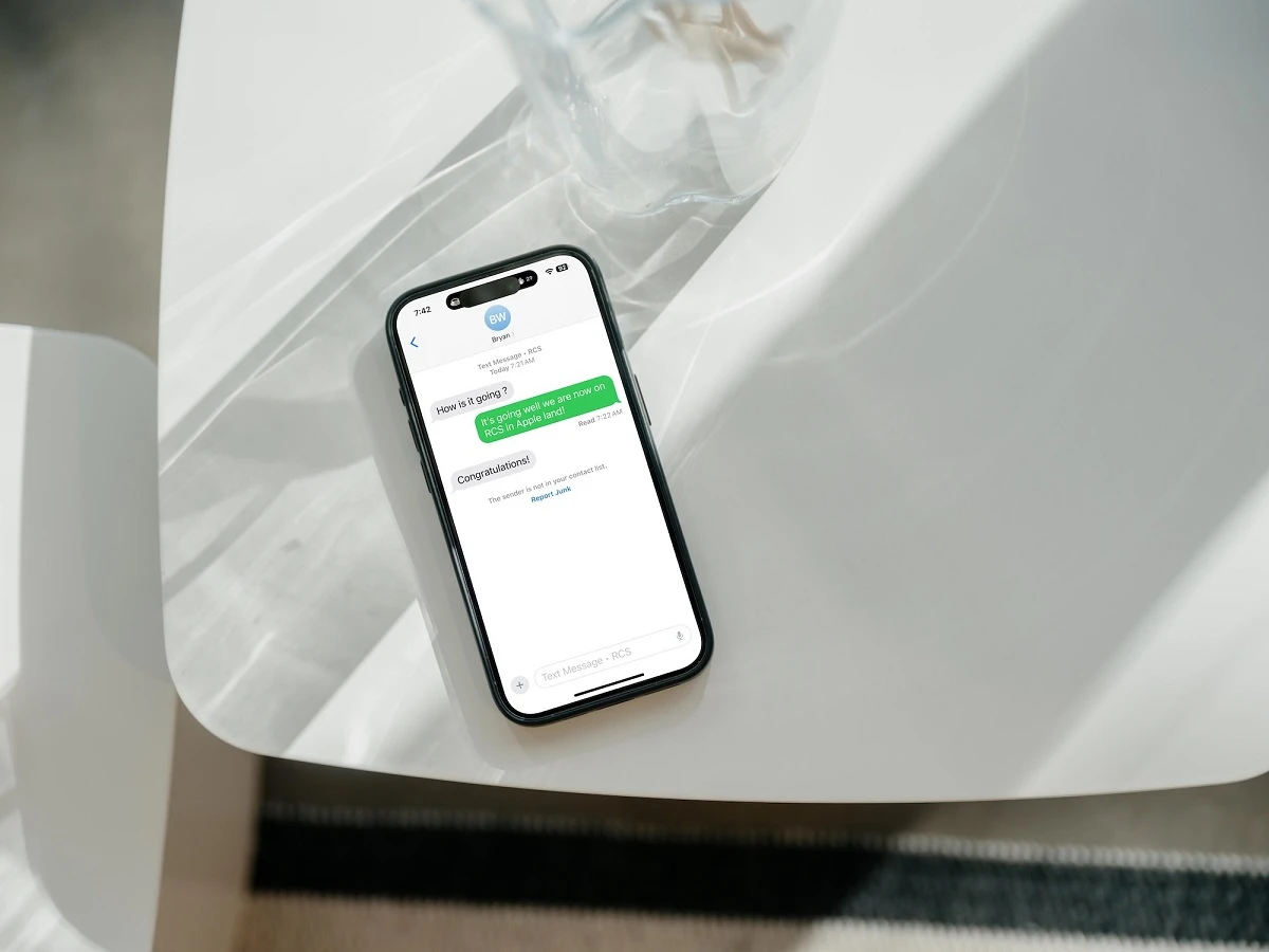 Sơ đồ hoạt động của tin nhắn RCS
