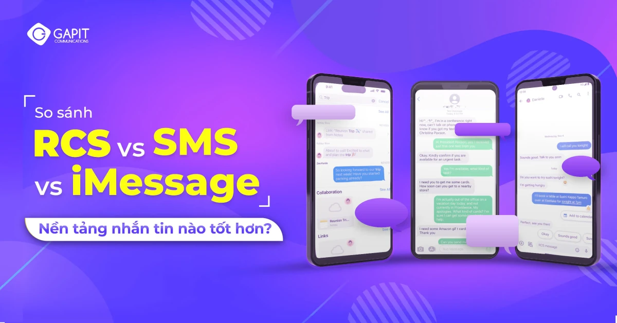 Tin nhắn RCS thay thế SMS truyền thống