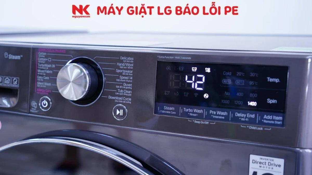 Máy Giặt LG Báo Lỗi PE: Tìm Hiểu Nguyên Nhân và Cách Khắc Phục