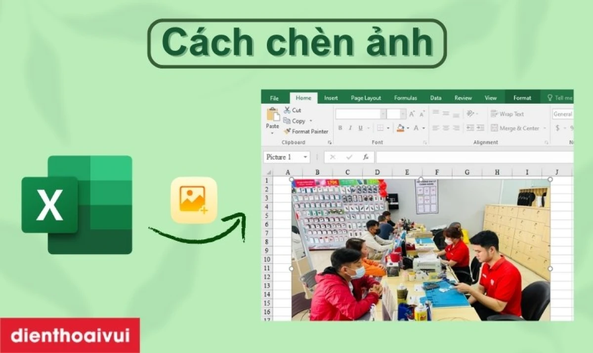Cách chèn ảnh đơn giản vào excel: Hướng dẫn từng bước