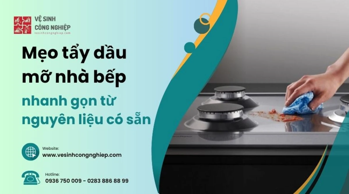 Dọn dẹp nhà bếp bằng mẹo từ giấm và baking soda hiệu quả