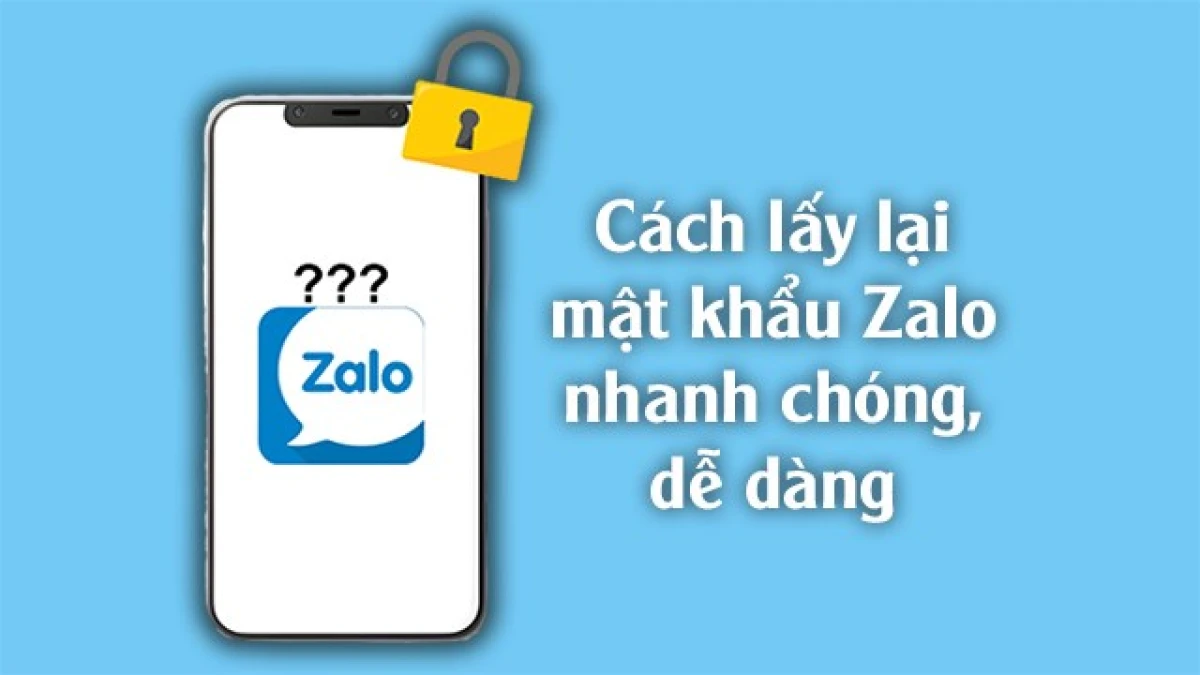 Nhập số điện thoại để lấy lại mật khẩu Zalo bằng xác thực SMS
