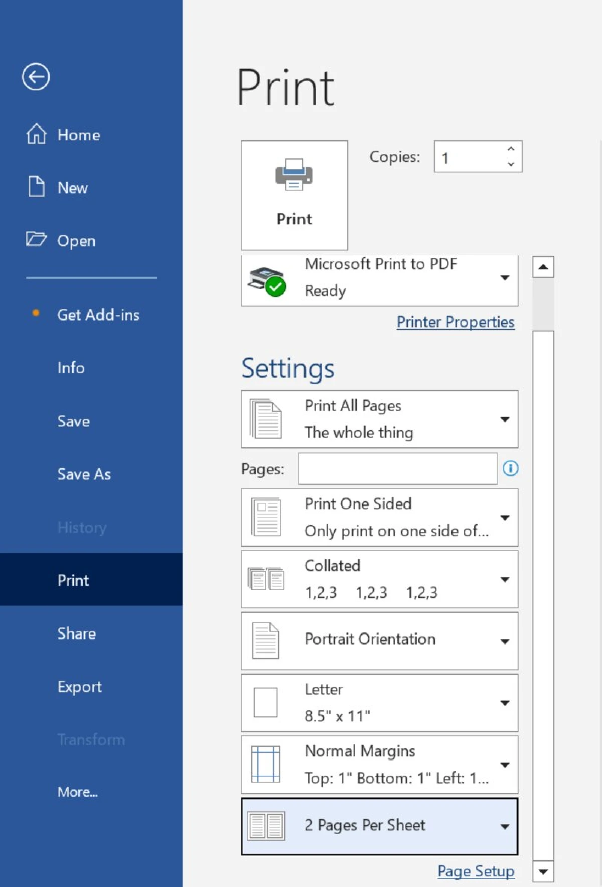 Thiết lập in 2 mặt tự động trong Microsoft Word rõ ràng và dễ hiểu