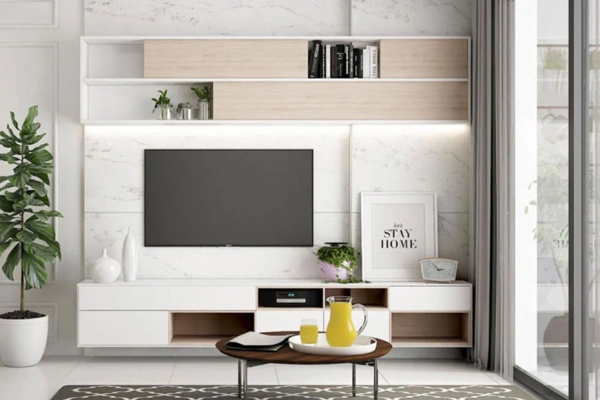 Cách bố trí tivi 55 inch trong không gian nhỏ gọn