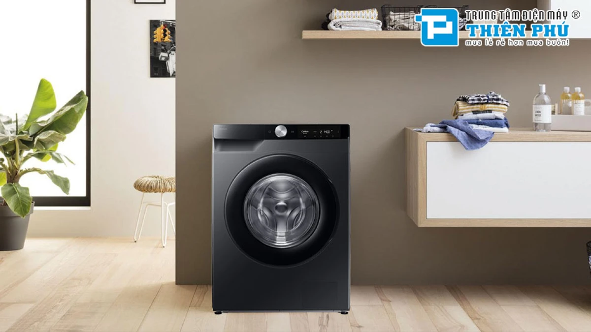 Bảng hiển thị so sánh chế độ giặt máy Samsung trên giao diện cảm ứng
