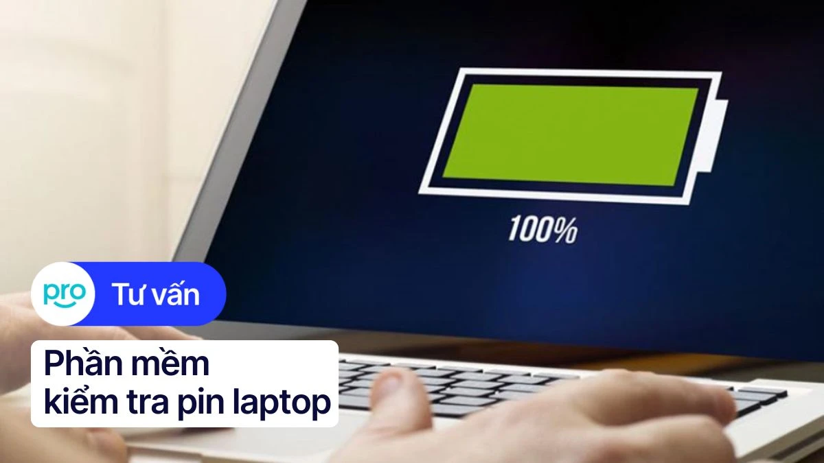 Giao diện phần mềm kiểm tra pin laptop BatteryInfoView với thông số chi tiết