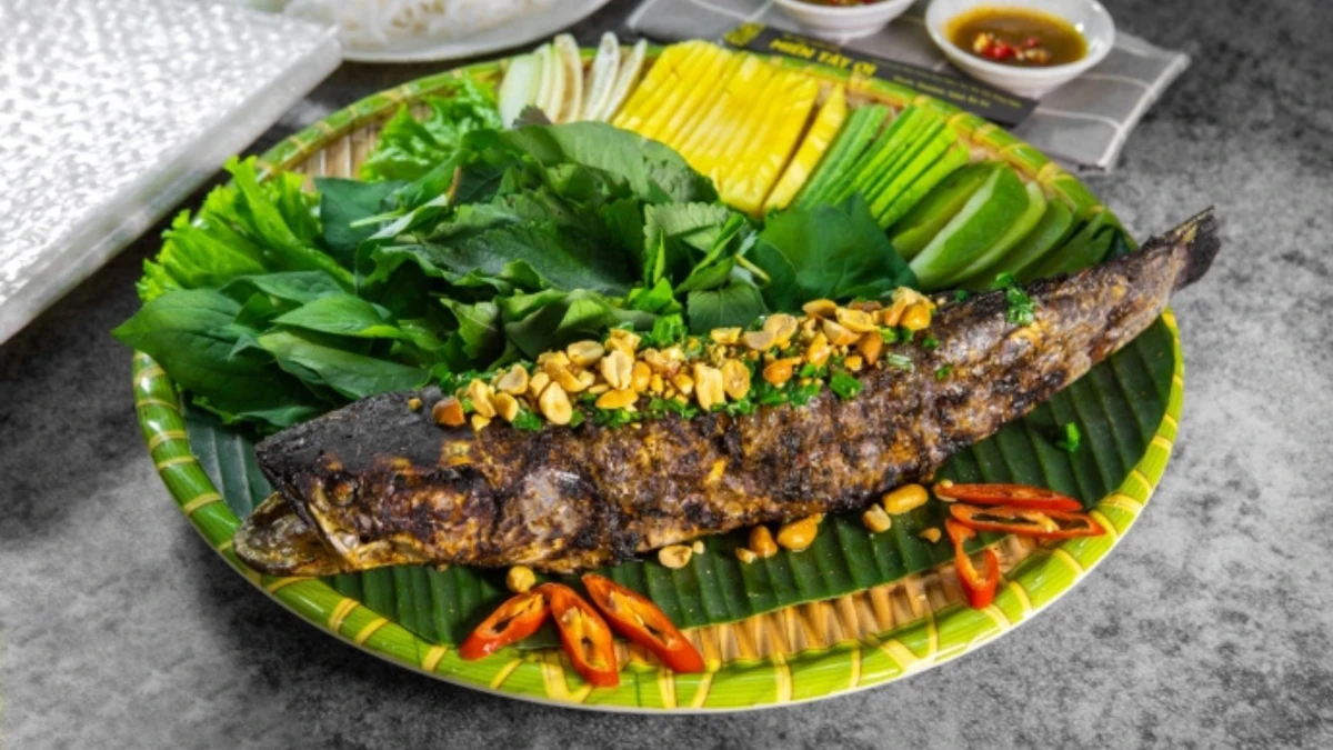 Cá lóc nướng giấy bạc thơm ngon đậm vị dân dã