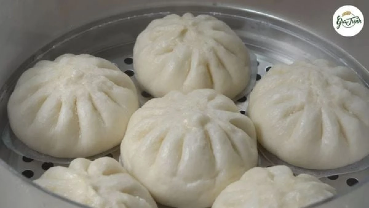 Nguyên liệu chuẩn bị làm bánh bao tại nhà