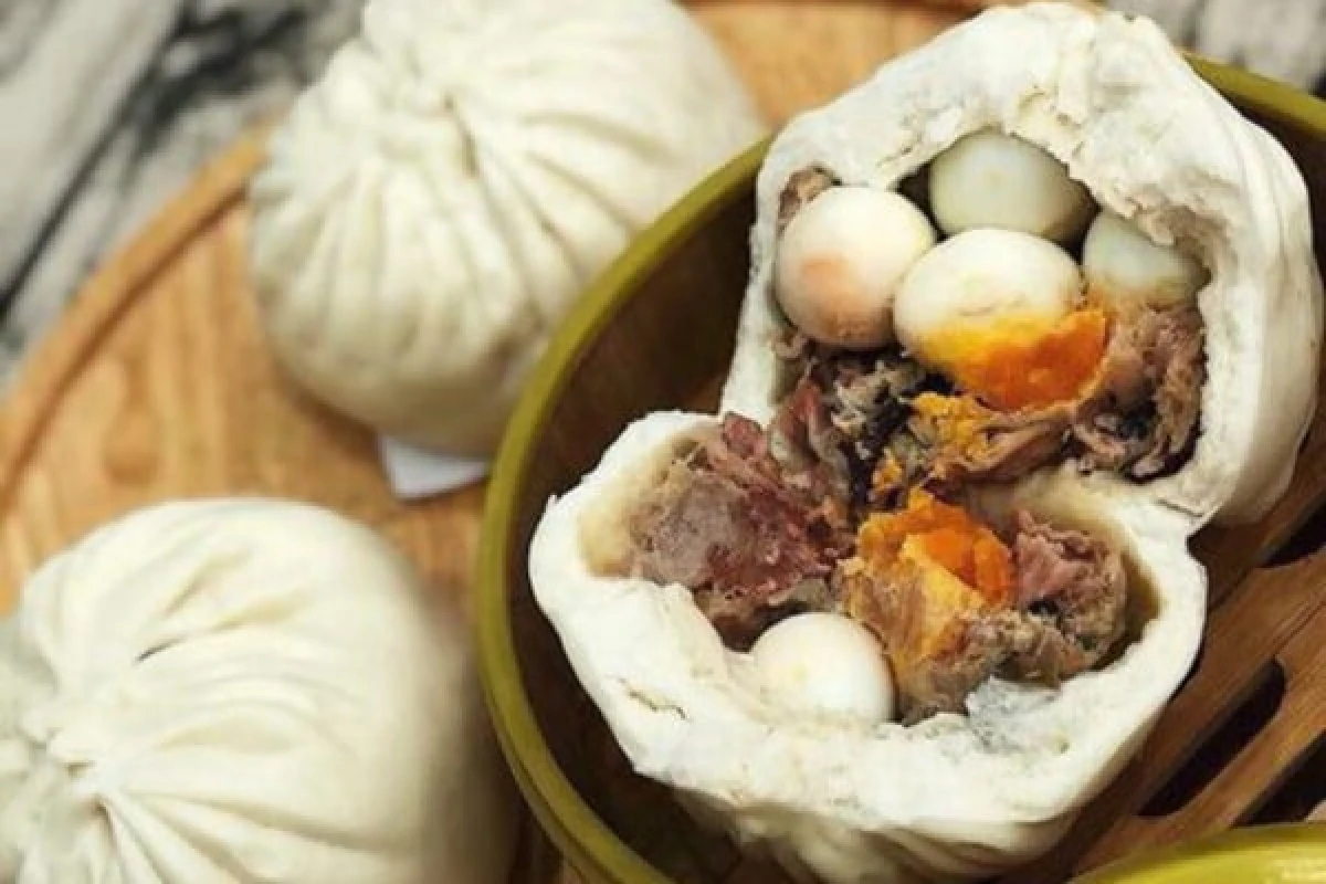 Tạo hình bánh bao nhân thịt tại nhà