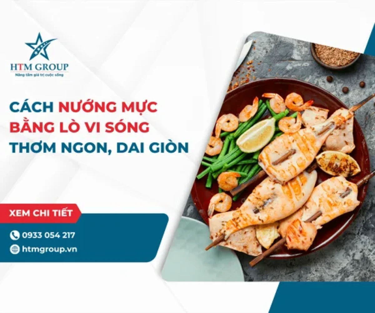 Thưởng thức mực nướng giòn ngon tại nhà