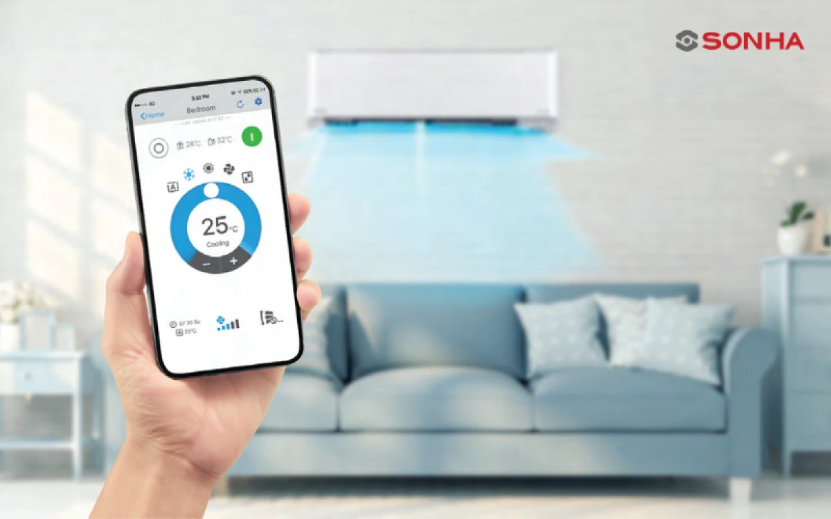 Điều hòa bật chế độ heat mùa đông sưởi ấm gia đình