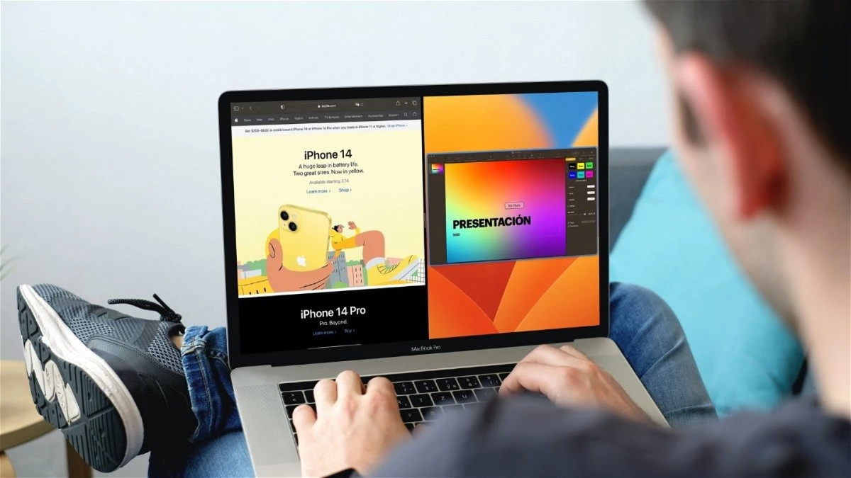 Chia đôi màn hình trên Mac bằng Split View
