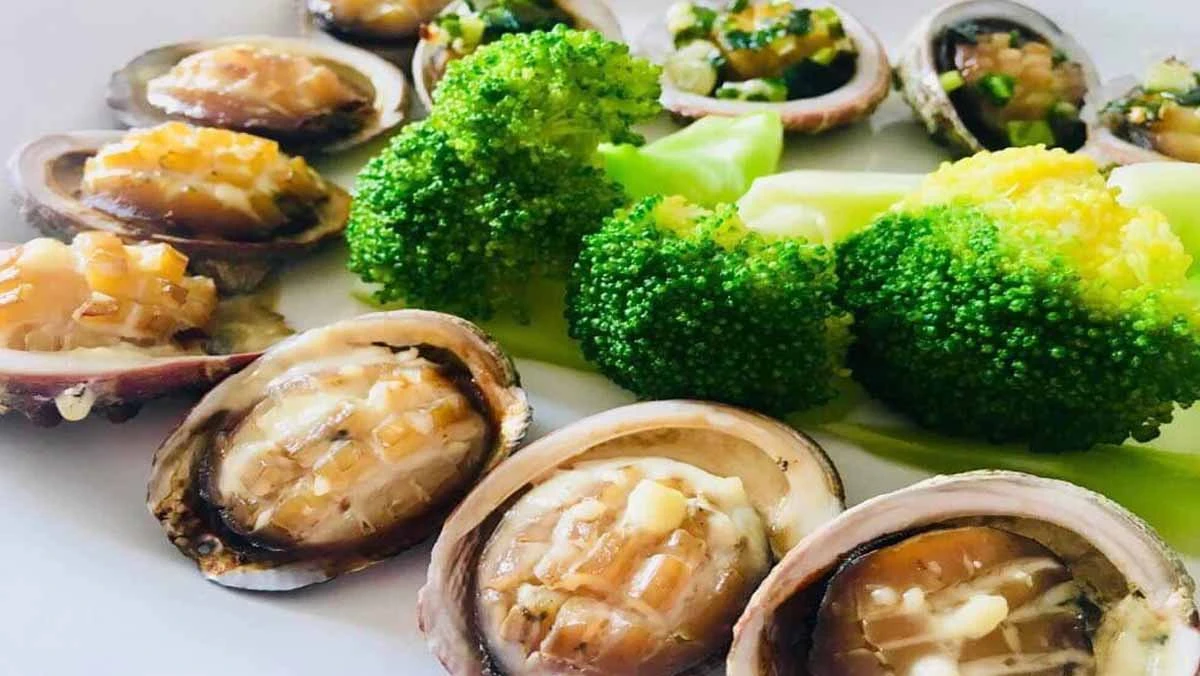 Bào ngư tươi ngon được chế biến thành nhiều món hấp dẫn