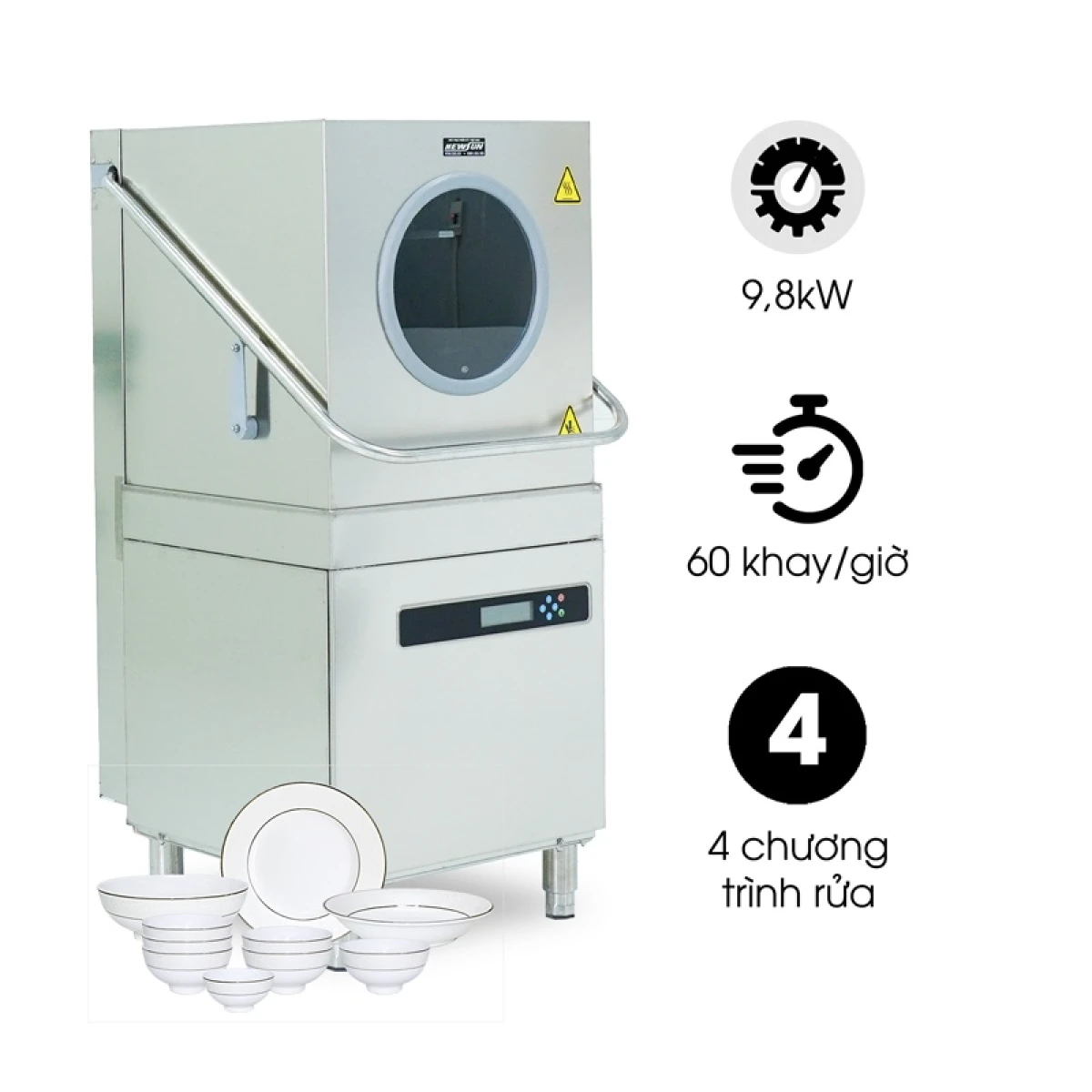 Lợi ích máy rửa bát công nghiệp cho bếp nhà hàng