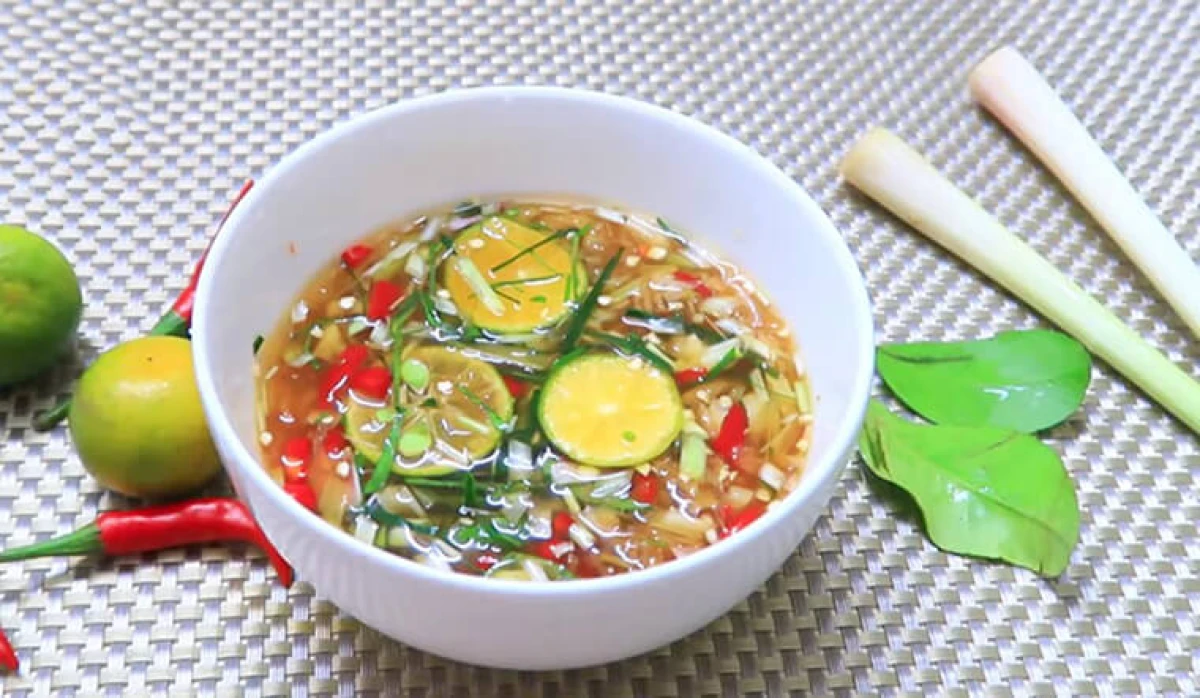 Nguyên liệu chuẩn để làm nước chấm ốc