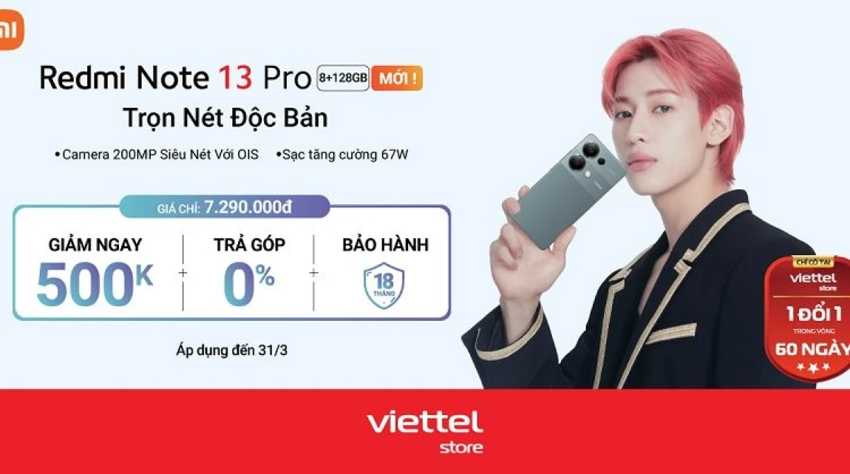 Redmi Note 13 Pro 4G với thiết kế tinh tế và màn hình sắc nét