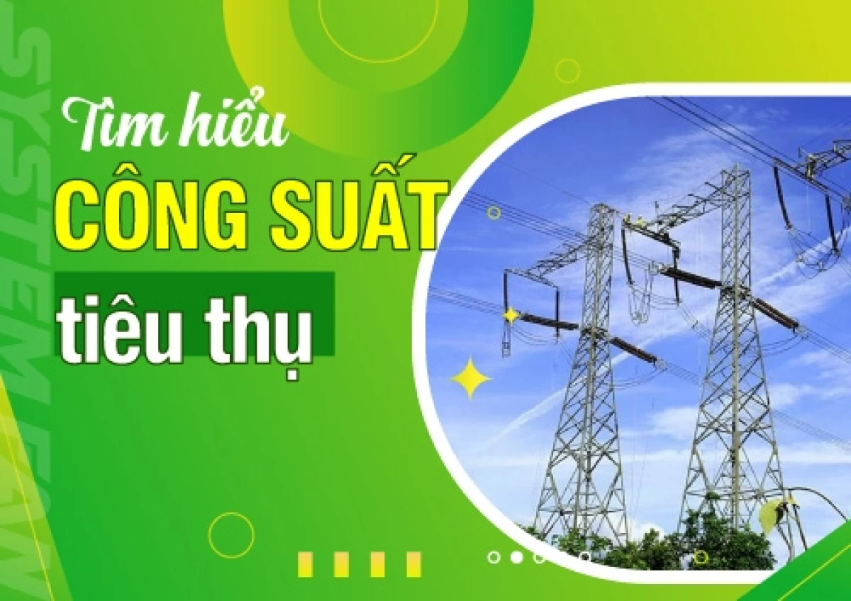 Công suất tiêu thụ thiết bị công nghiệp