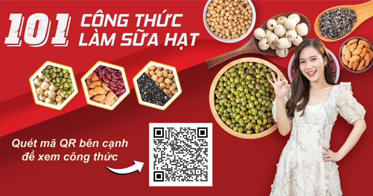 Công thức làm sữa hạt đơn giản tại nhà