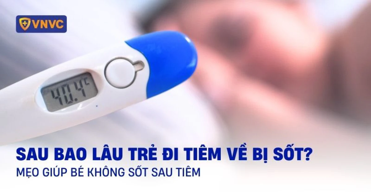 Trẻ em có phản ứng nhẹ sau khi tiêm phòng