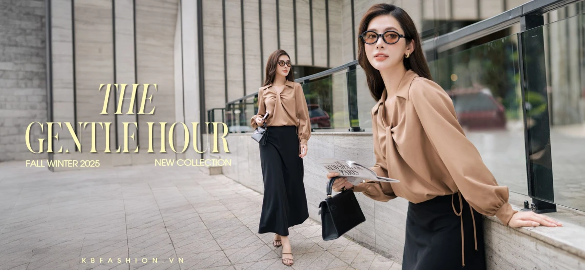 Trang phục công sở tối giản với gam màu trung tính