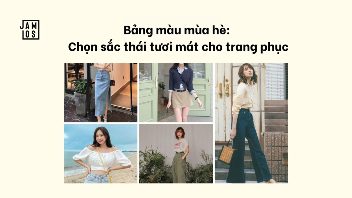 Gam màu trang phục mùa hè pastel và nhiệt đới mang lại sự trẻ trung