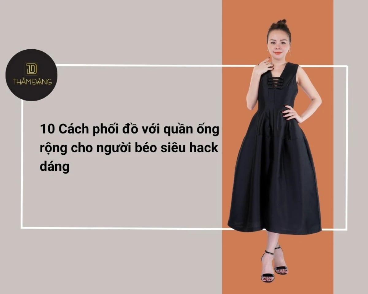 Áo sát nách croptop phối quần rộng cho dáng người cao gầy