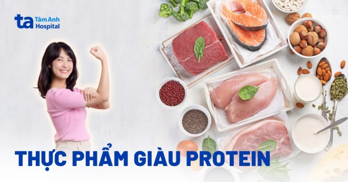 Các loại thực phẩm giàu protein từ động vật và thực vật