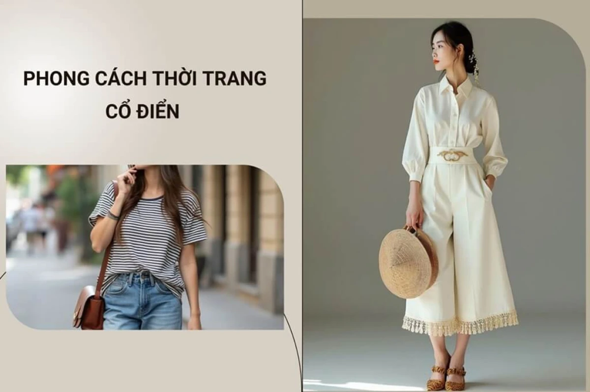 Phong cách thời trang châu Âu thanh lịch cổ điển