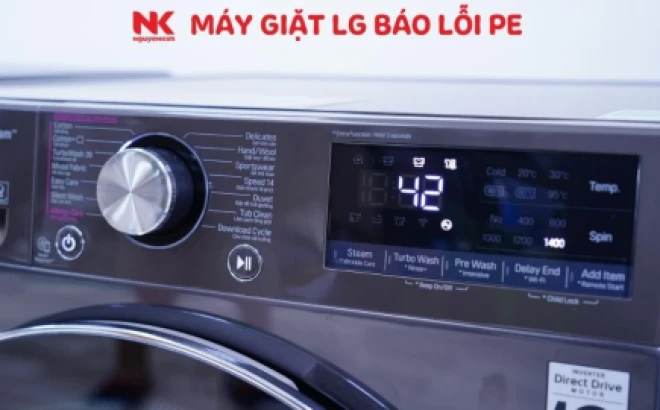 Lỗi PE Máy Giặt LG: Nguyên Nhân, Cách Khắc Phục và Những Lưu Ý Quan Trọng