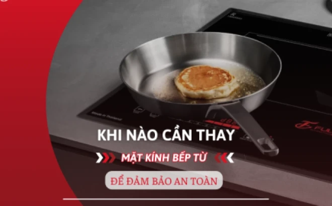 Hướng dẫn chi tiết cách thay mặt kính bếp từ an toàn và đúng kỹ thuật