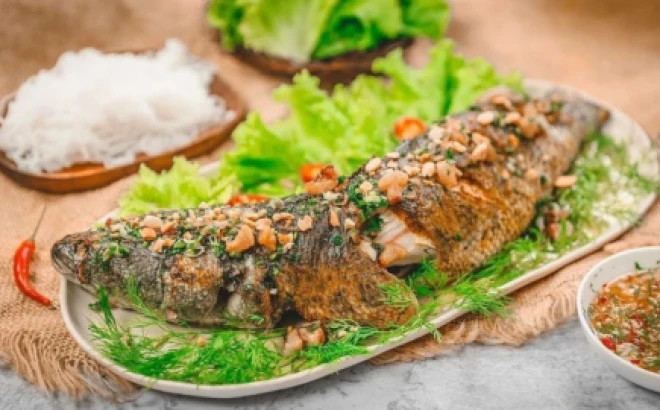 Cá nướng nồi chiên không dầu thơm ngon, giòn rụm tại nhà